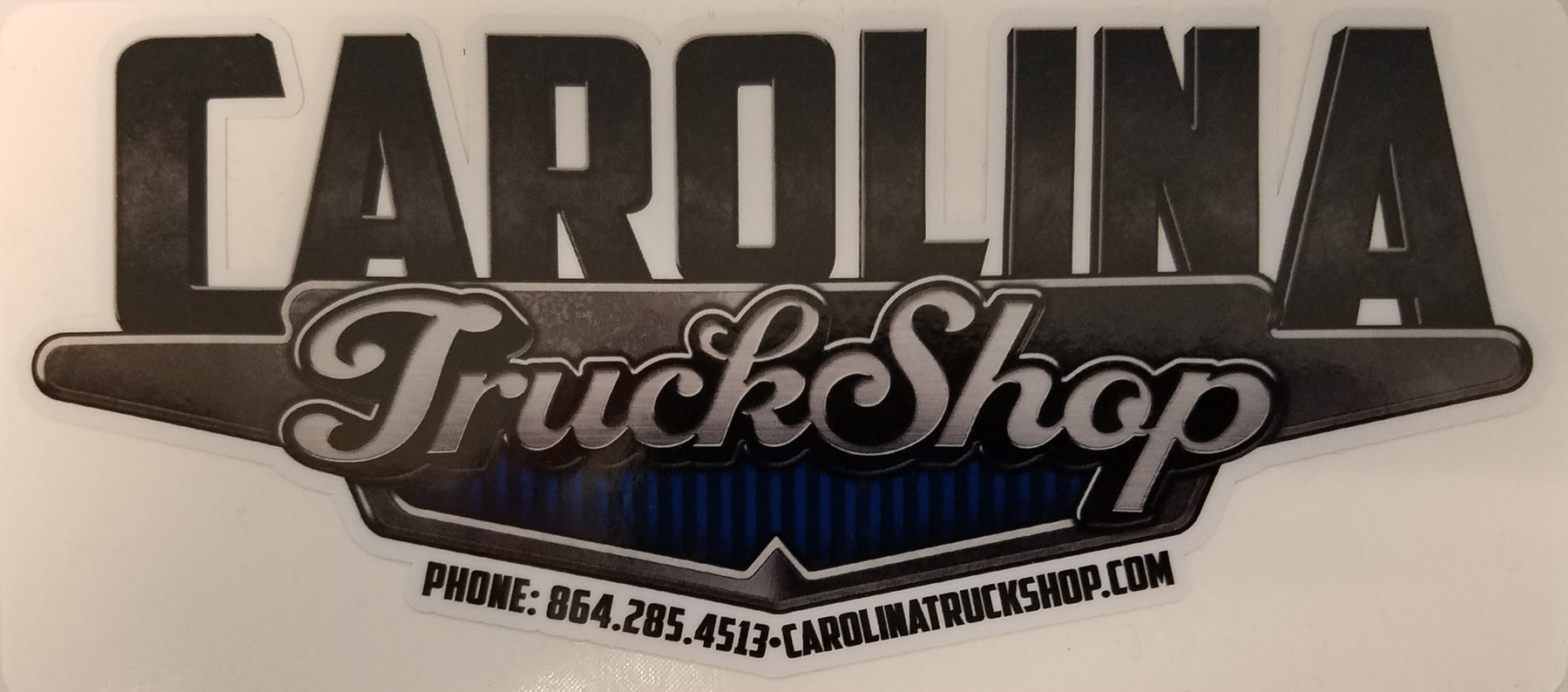 Carolina Truck Shop Decal - Medium Size