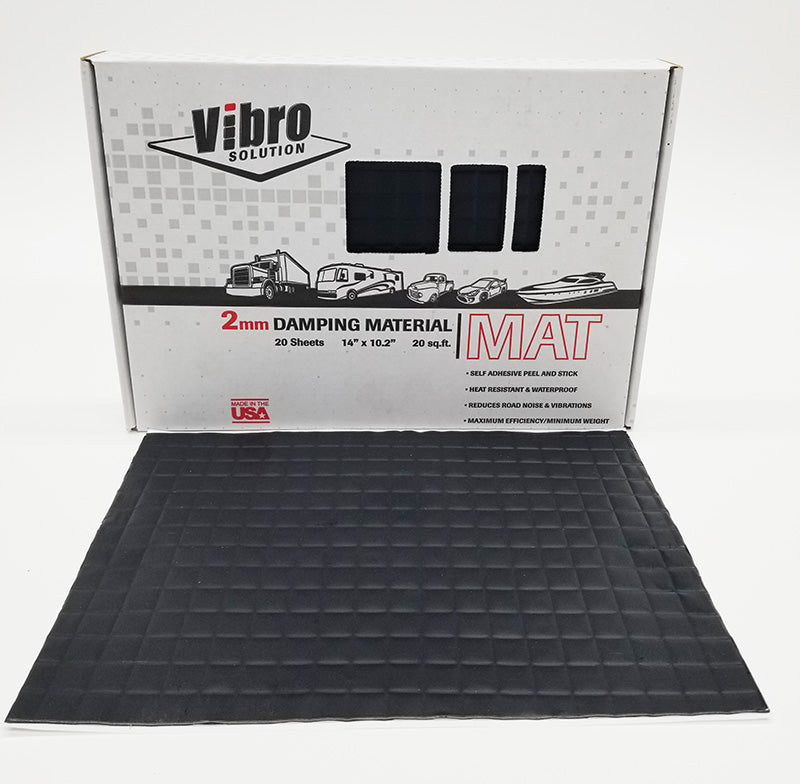 Vibro Solutions 2MM Black Dampening Mat