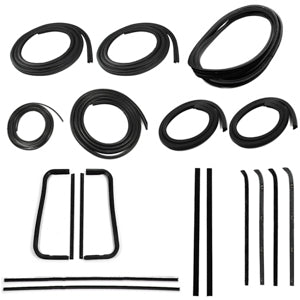 Precision Complete Weatherstrip Kit - 60-63 - With Trim Groove